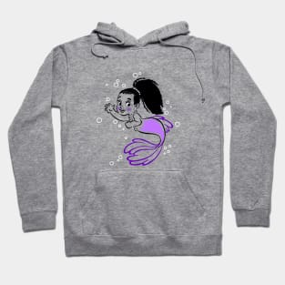 mermaid girl Hoodie